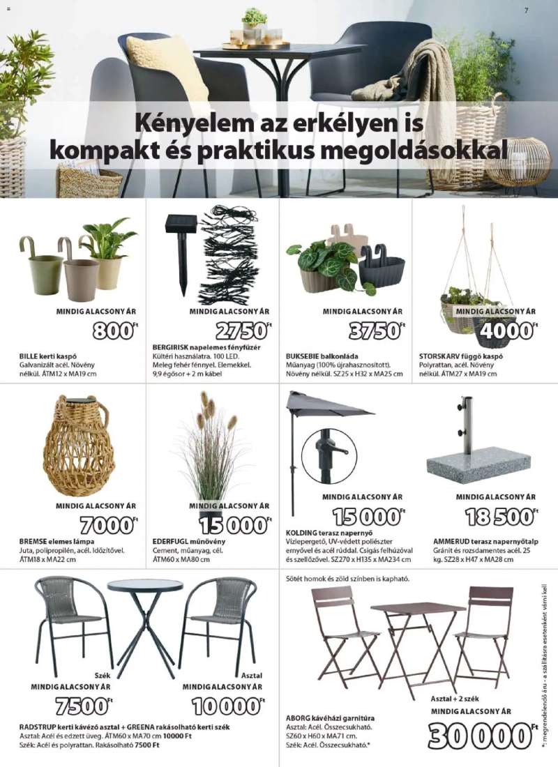 JYSK JYSK akciós újság 7 oldal