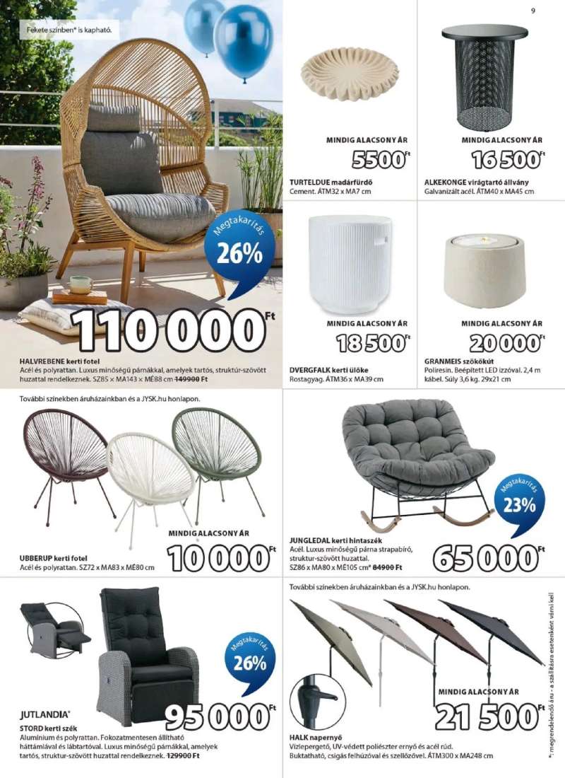 JYSK JYSK akciós újság 9 oldal
