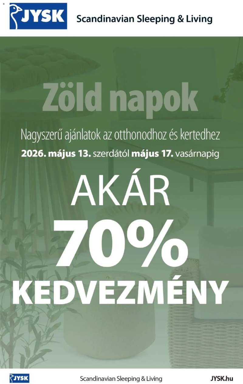 JYSK JYSK akciós újság 1 oldal