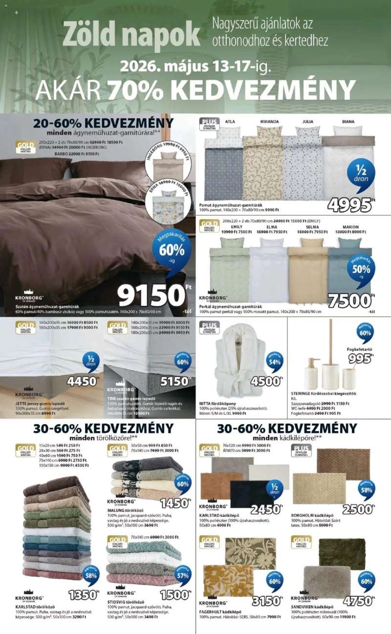 JYSK JYSK akciós újság 6 oldal