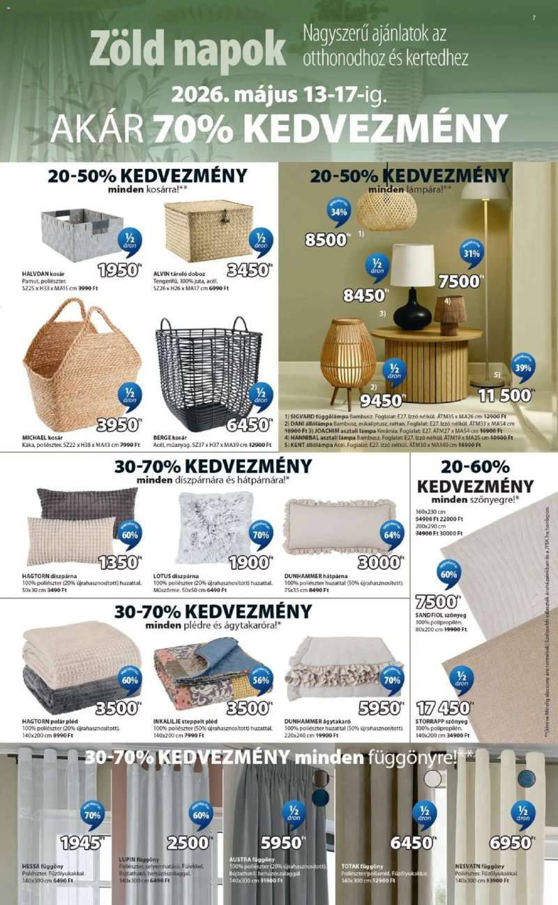 JYSK JYSK akciós újság 7 oldal