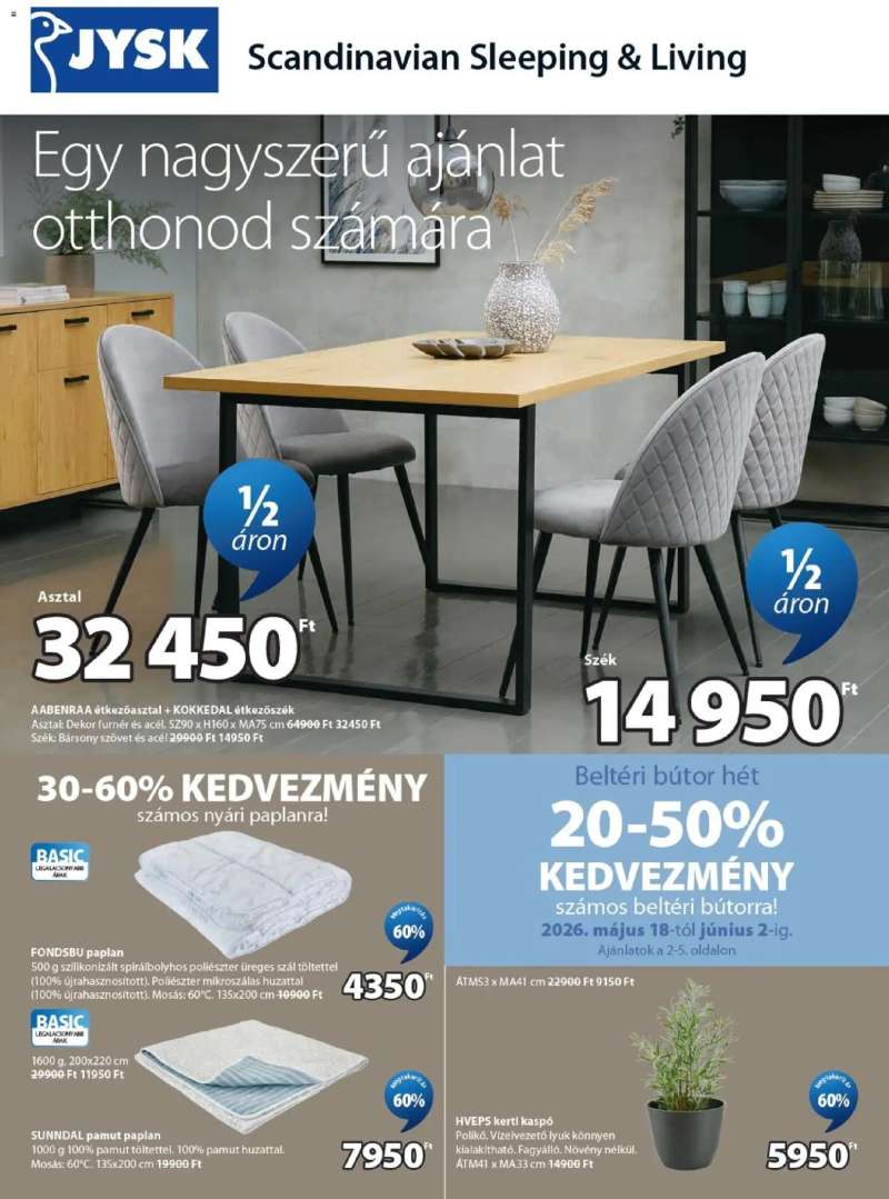 JYSK JYSK akciós újság 1 oldal