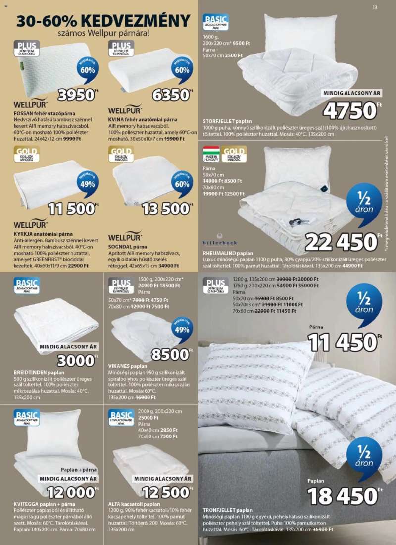 JYSK JYSK akciós újság 13 oldal