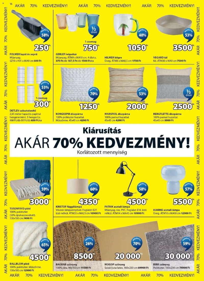 JYSK JYSK akciós újság 16 oldal