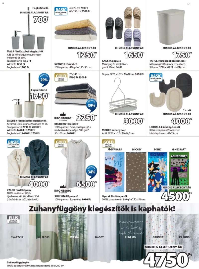 JYSK JYSK akciós újság 17 oldal