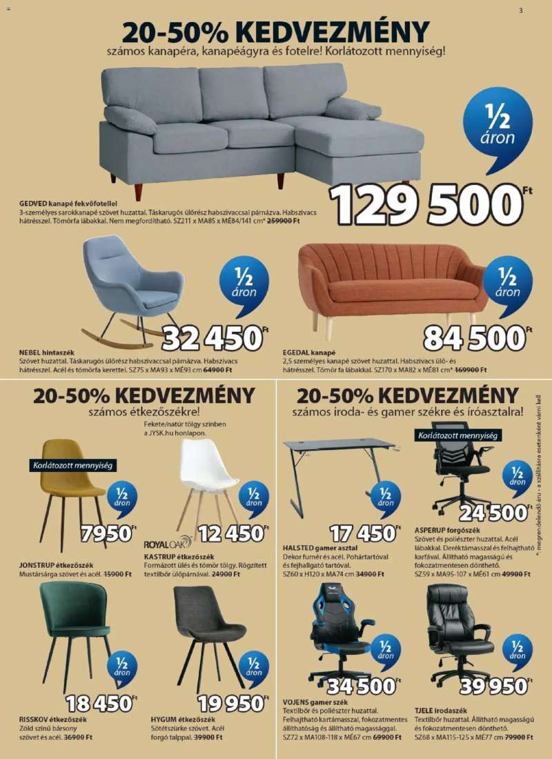 JYSK JYSK akciós újság 3 oldal