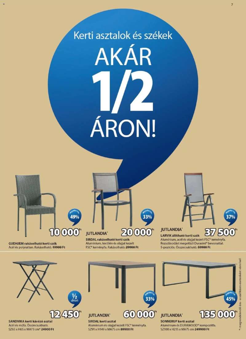 JYSK JYSK akciós újság 7 oldal