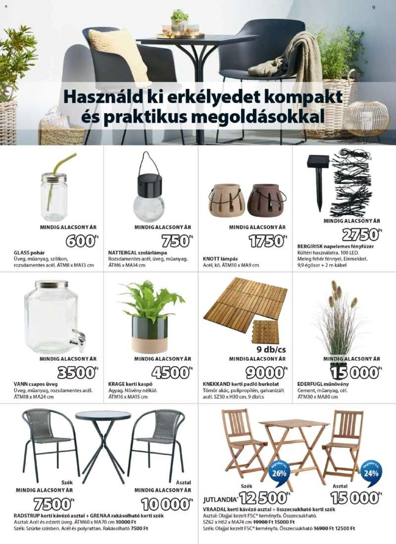JYSK JYSK akciós újság 9 oldal