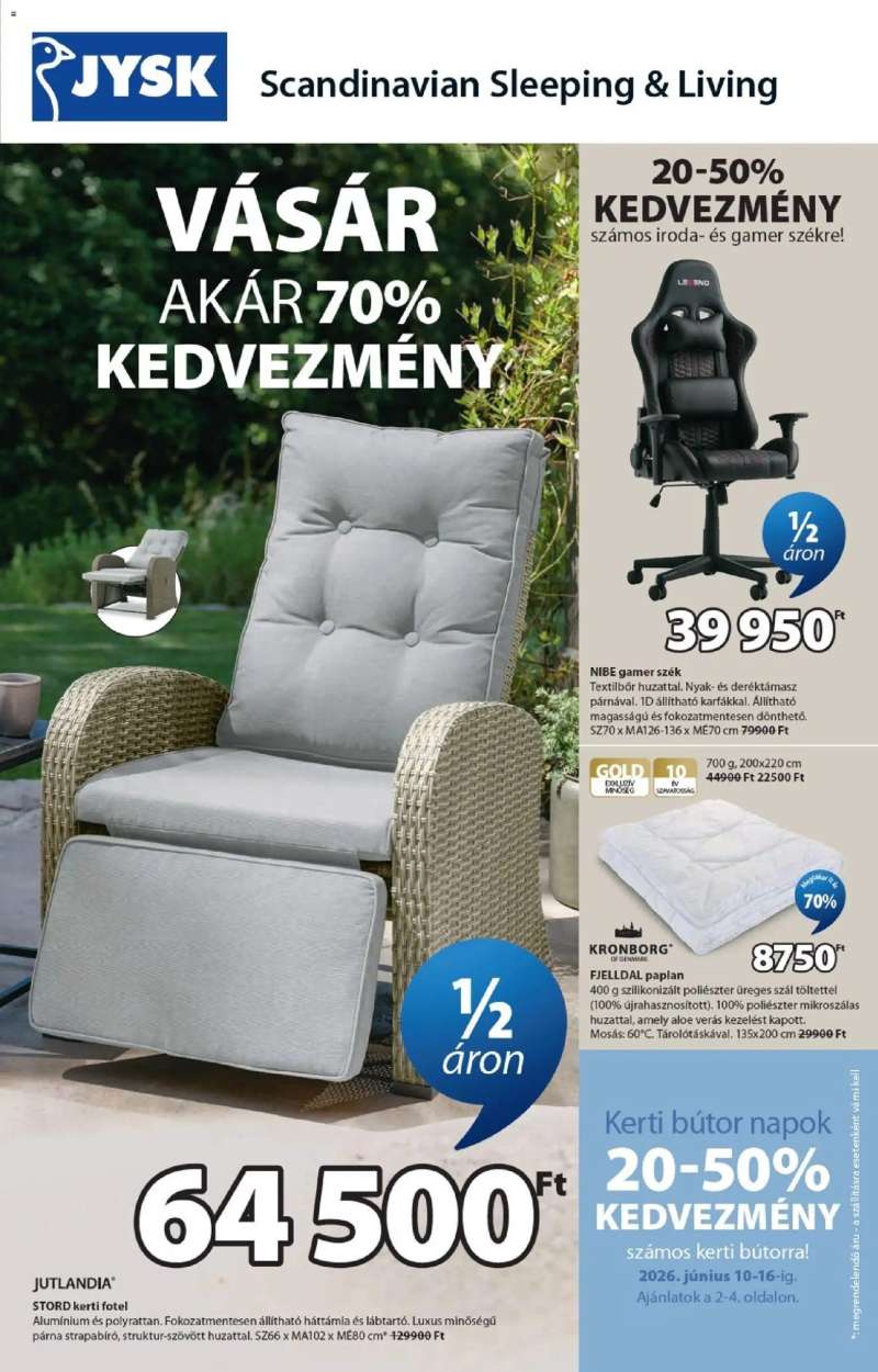 JYSK JYSK akciós újság 1 oldal
