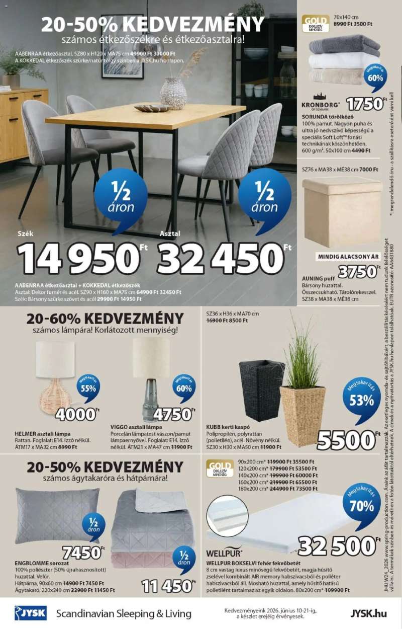 JYSK JYSK akciós újság 16 oldal