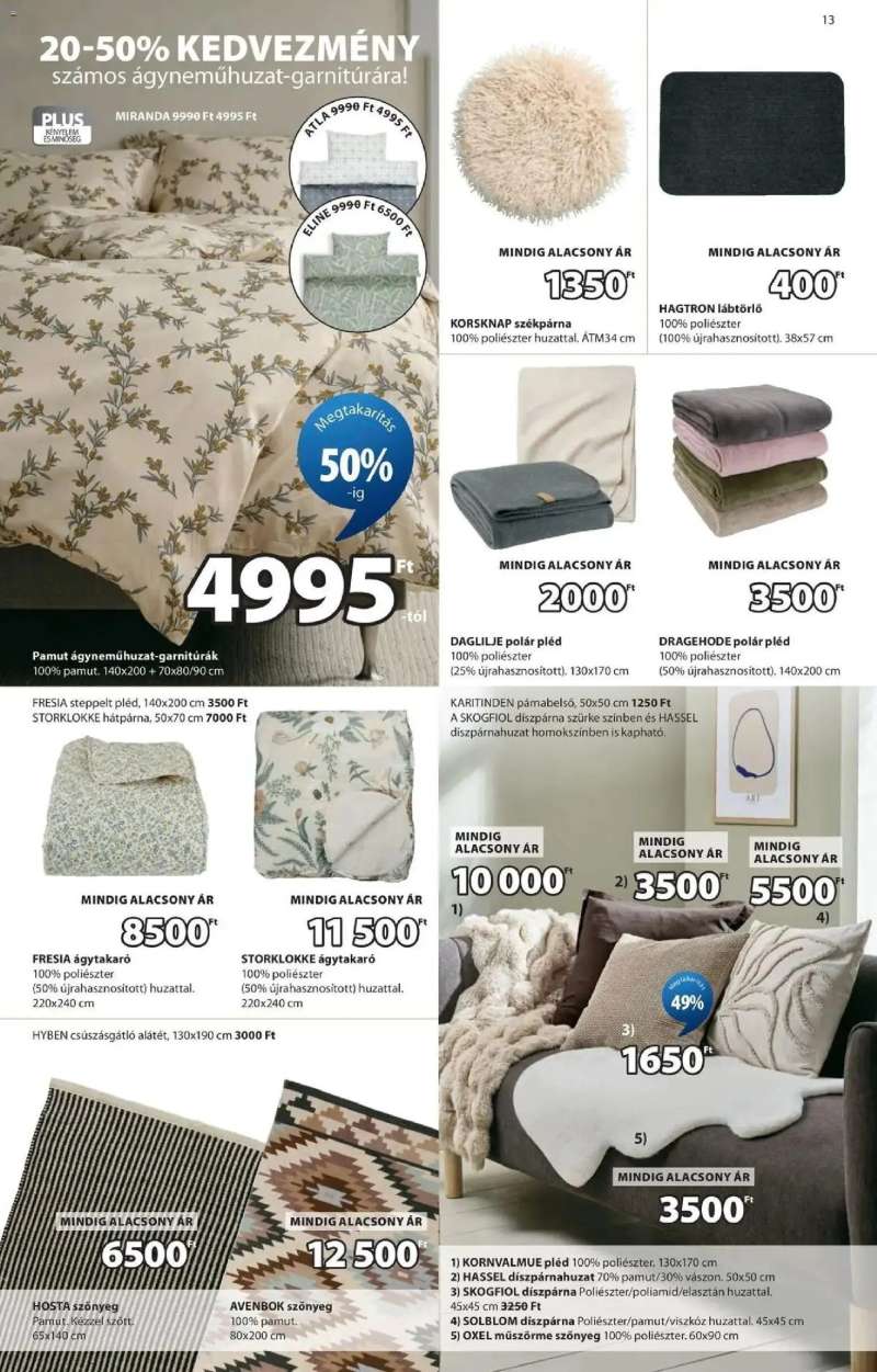 JYSK JYSK aktuális akciós újság 14 oldal