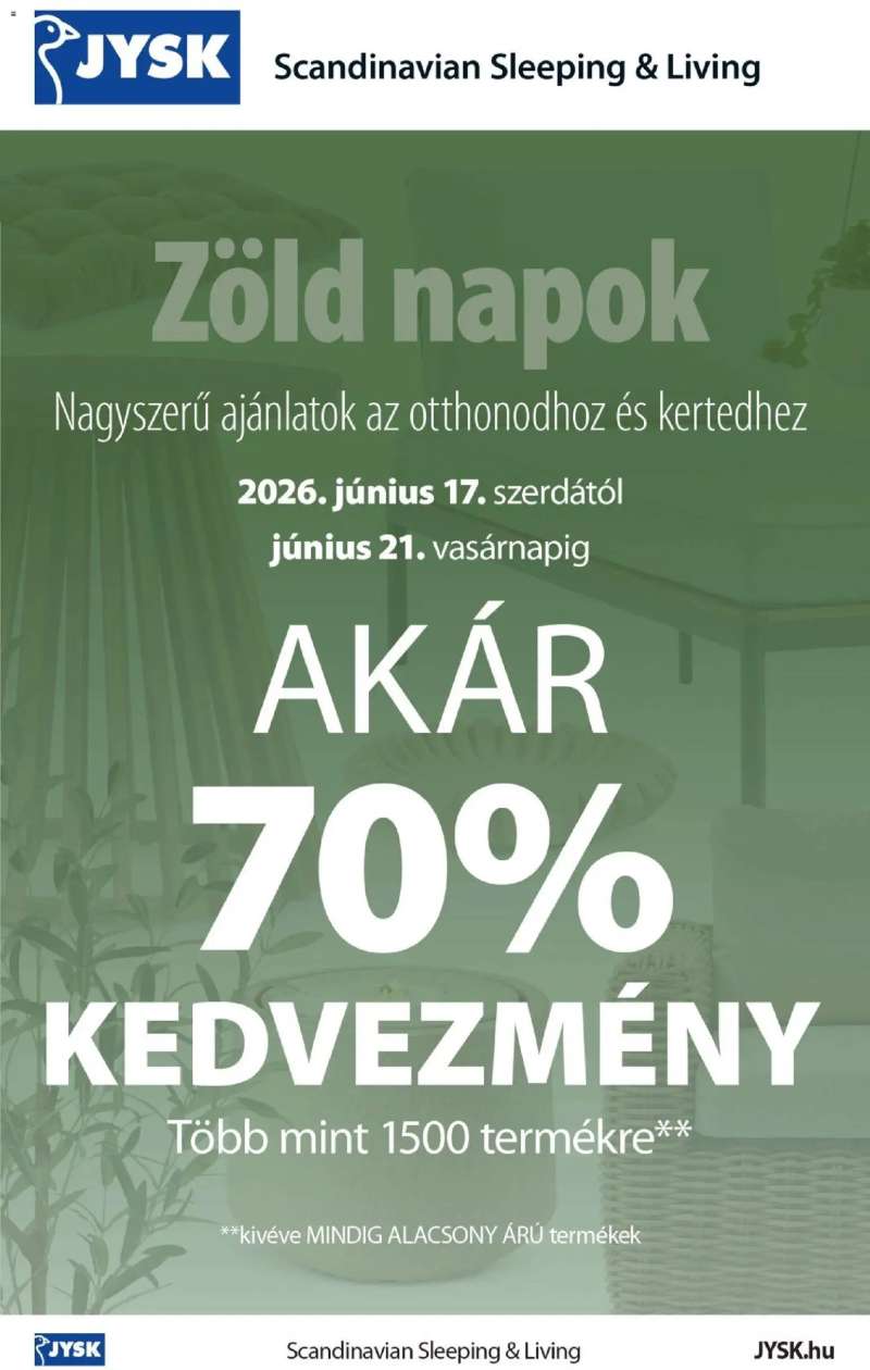 JYSK JYSK akciós újság 1 oldal