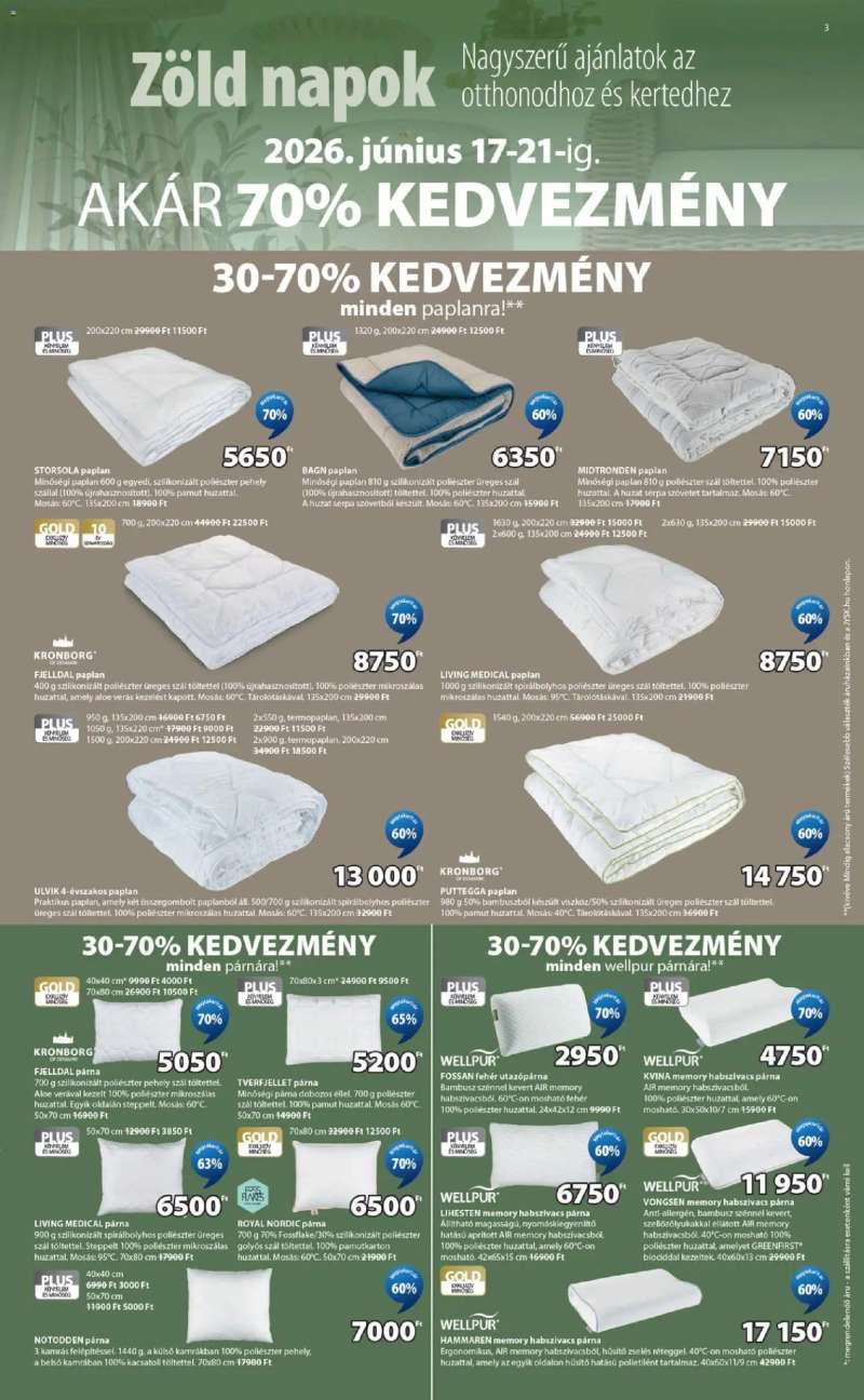 JYSK JYSK akciós újság 3 oldal