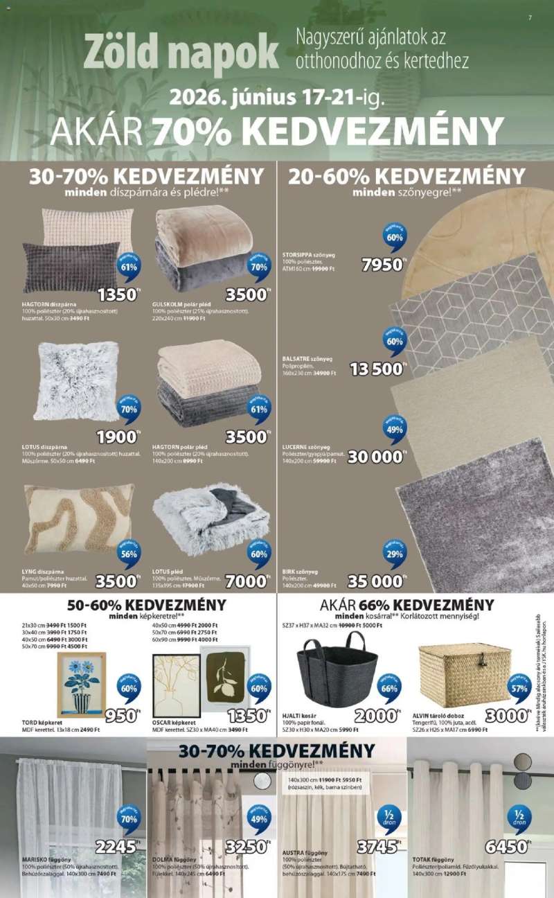 JYSK JYSK akciós újság 7 oldal