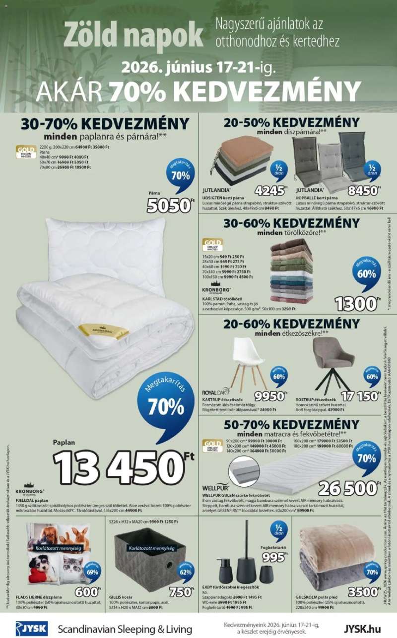 JYSK JYSK akciós újság 8 oldal