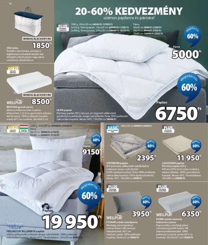 JYSK JYSK akciós újság 16 oldal