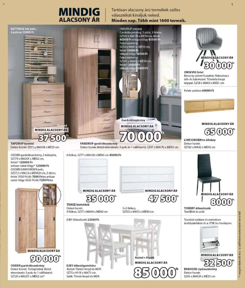 JYSK JYSK akciós újság 5 oldal