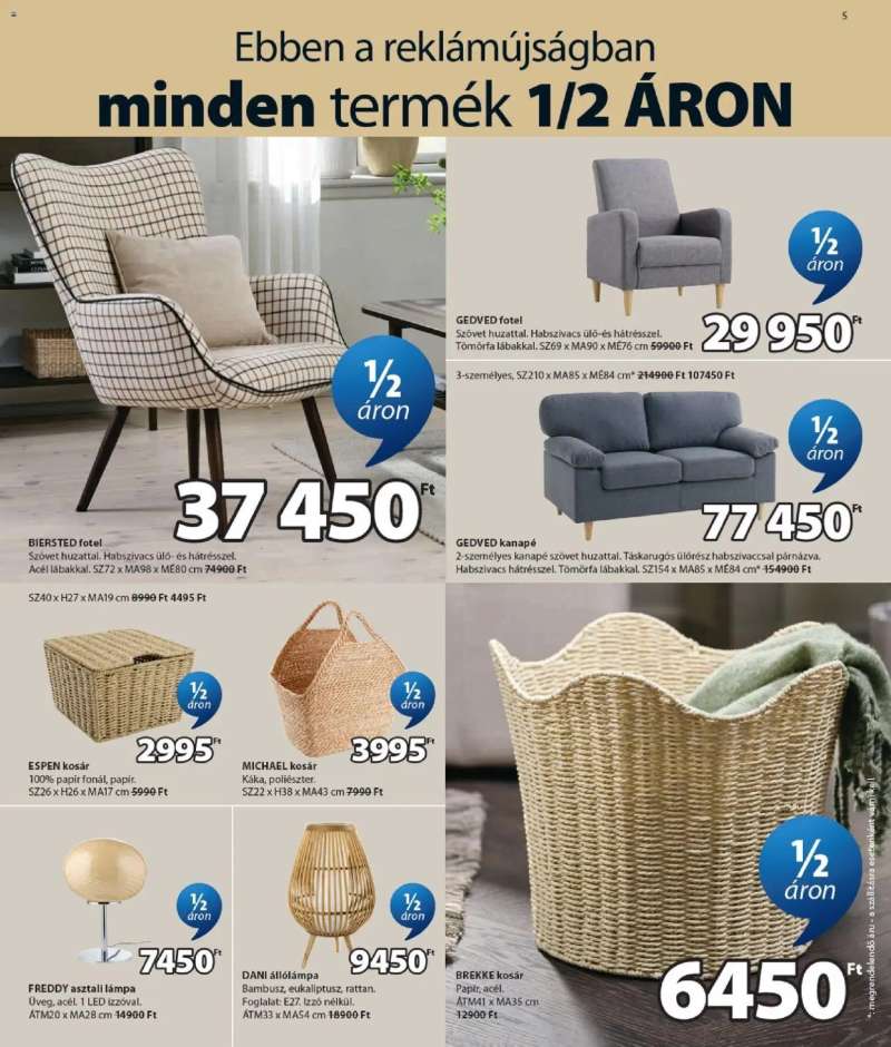 JYSK JYSK akciós újság 5 oldal