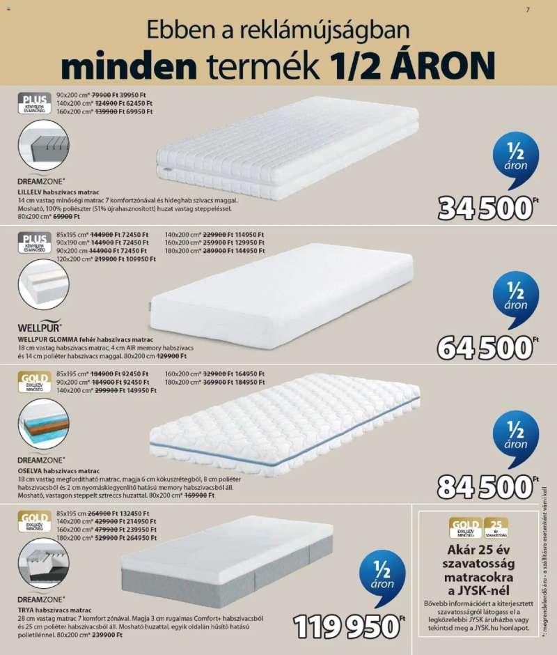 JYSK JYSK akciós újság 7 oldal