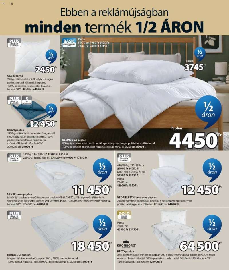 JYSK JYSK akciós újság 8 oldal