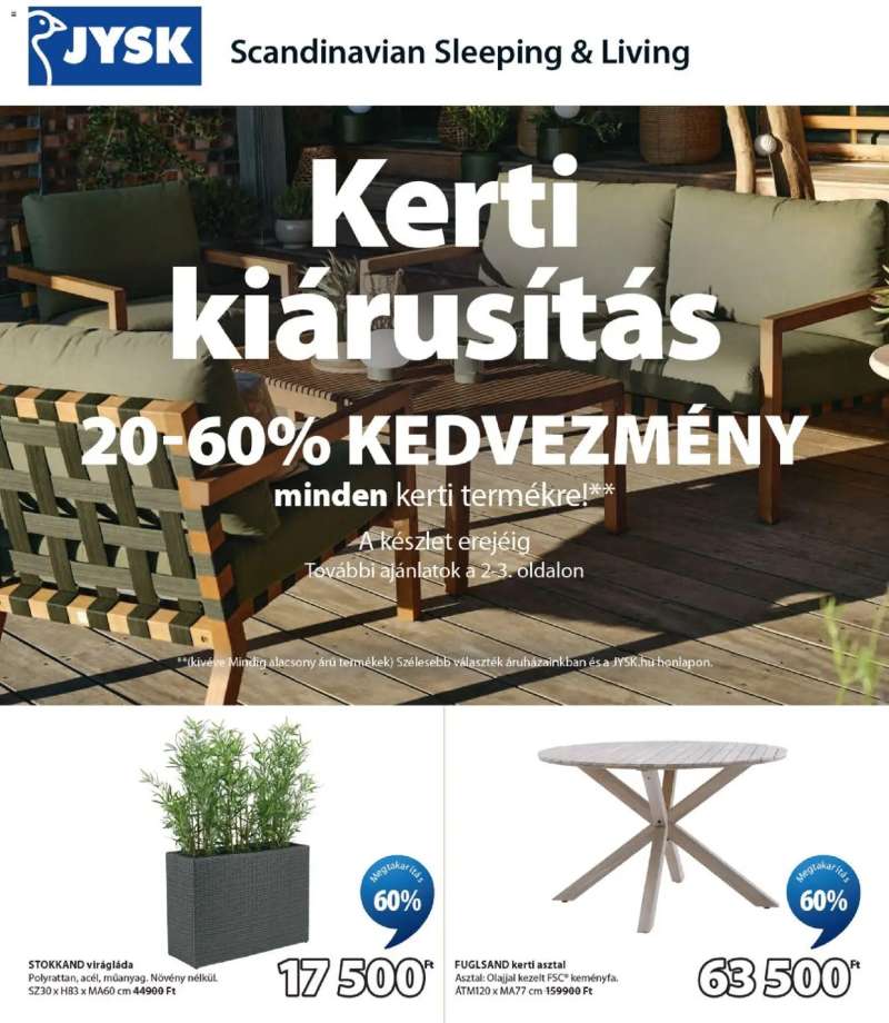 JYSK JYSK akciós újság 1 oldal