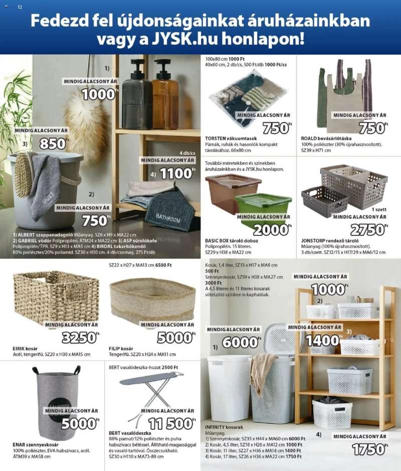 JYSK JYSK akciós újság 12 oldal