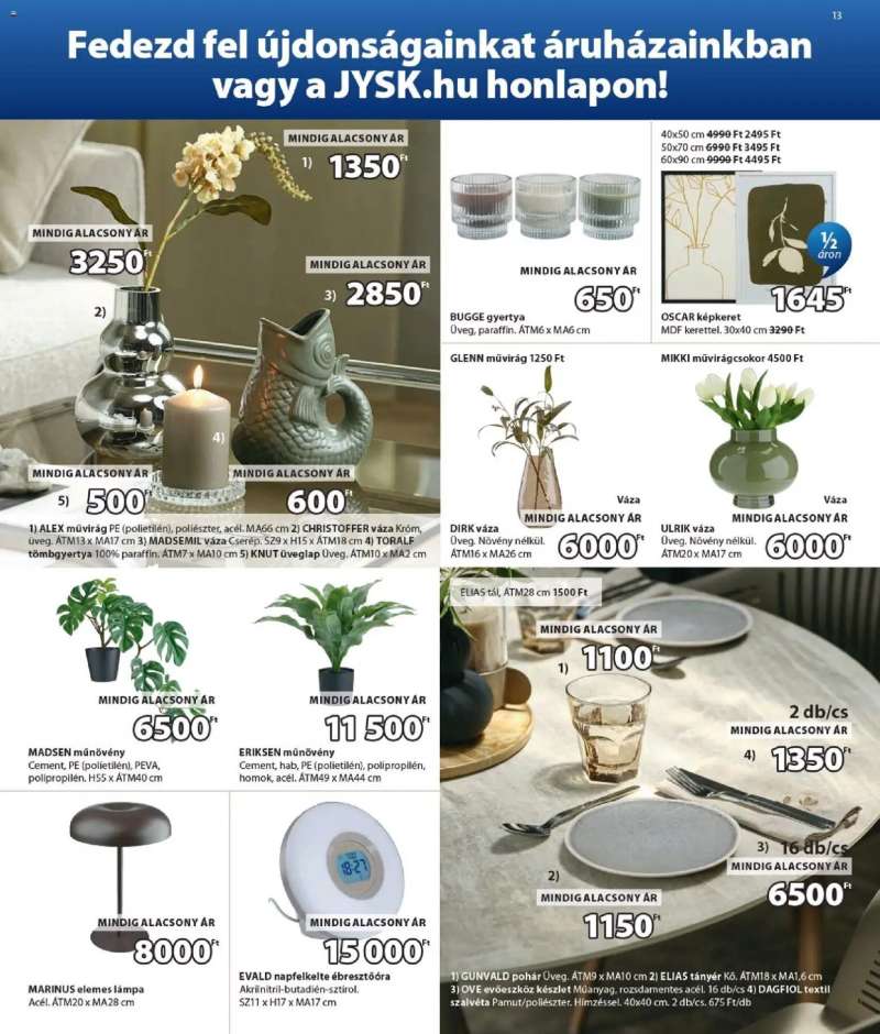 JYSK JYSK akciós újság 13 oldal