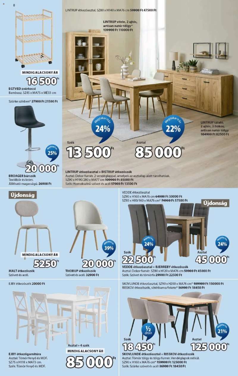 JYSK JYSK akciós újság 8 oldal