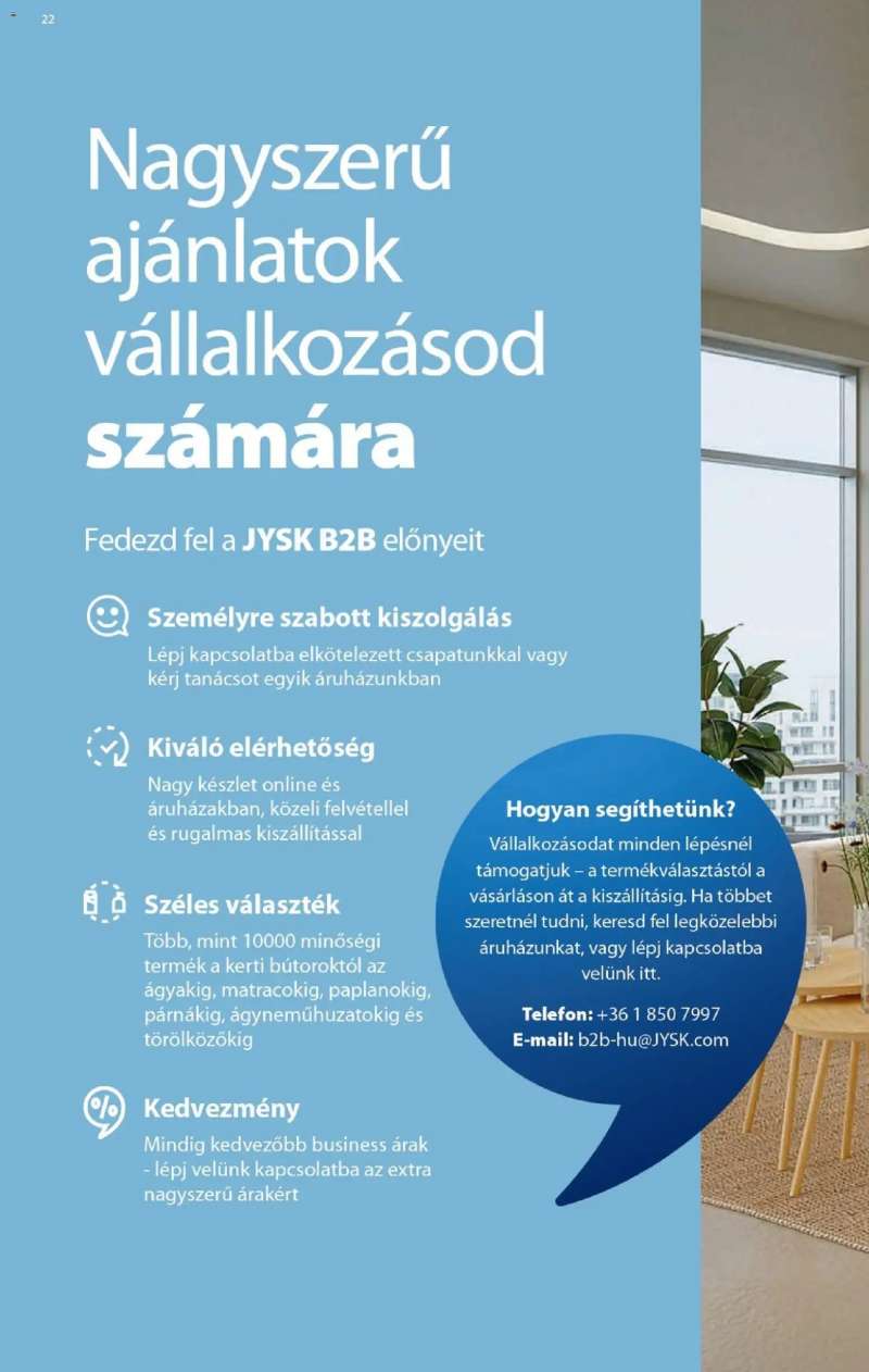 JYSK JYSK akciós újság 22 oldal