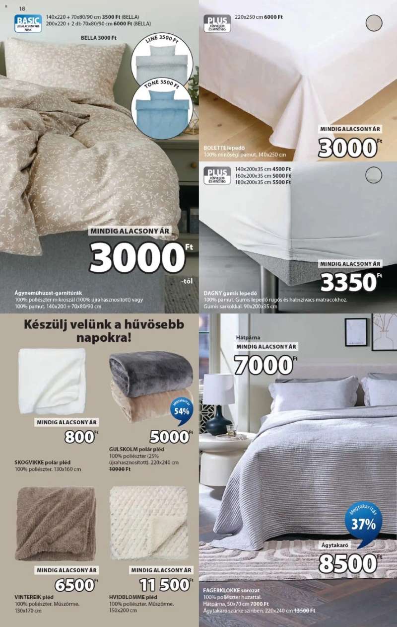 JYSK JYSK akciós újság 18 oldal