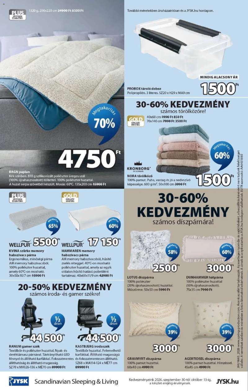 JYSK JYSK akciós újság 24 oldal