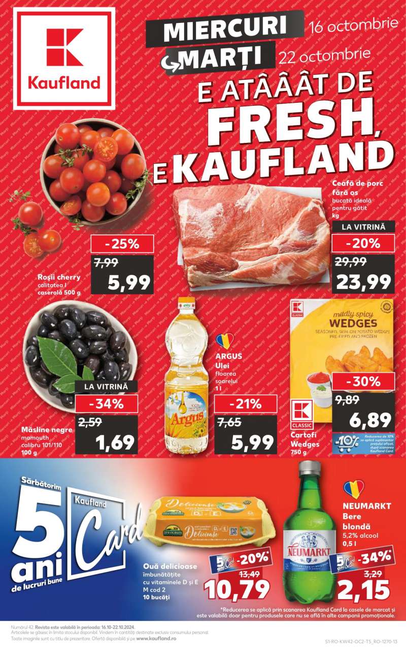 Kaufland Románia Akciós Újság 1 oldal