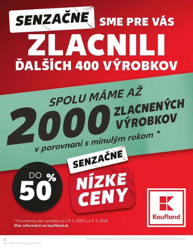Kaufland Szlovákia Akciós Újság 2 oldal