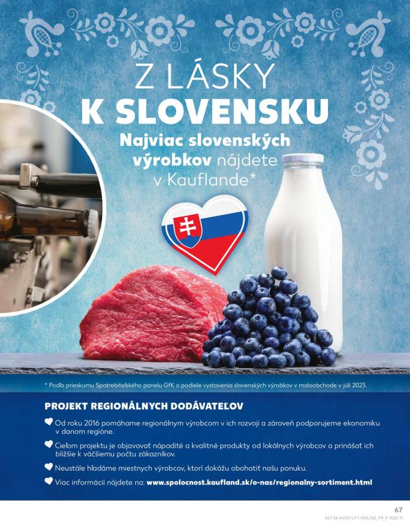 Kaufland Szlovákia Akciós Újság 67 oldal