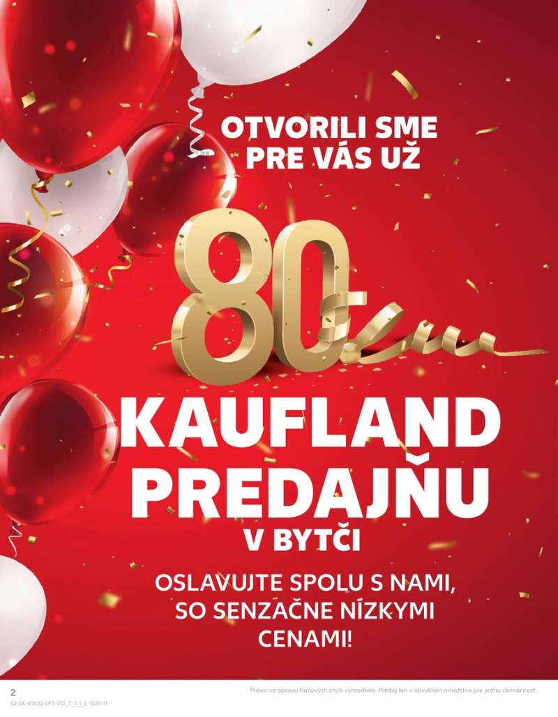 Kaufland Szlovákia Akciós Újság 2 oldal
