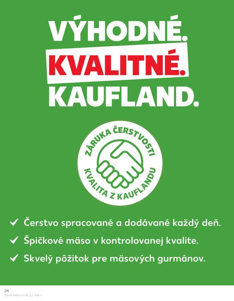 Kaufland Szlovákia Akciós Újság 24 oldal