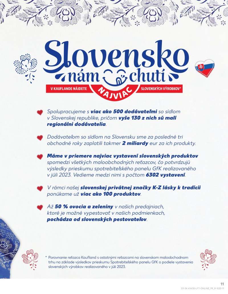 Kaufland Szlovákia Akciós Újság 11 oldal