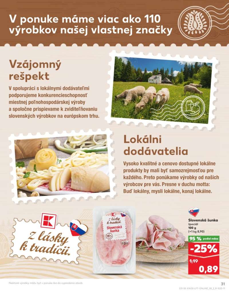 Kaufland Szlovákia Akciós Újság 31 oldal