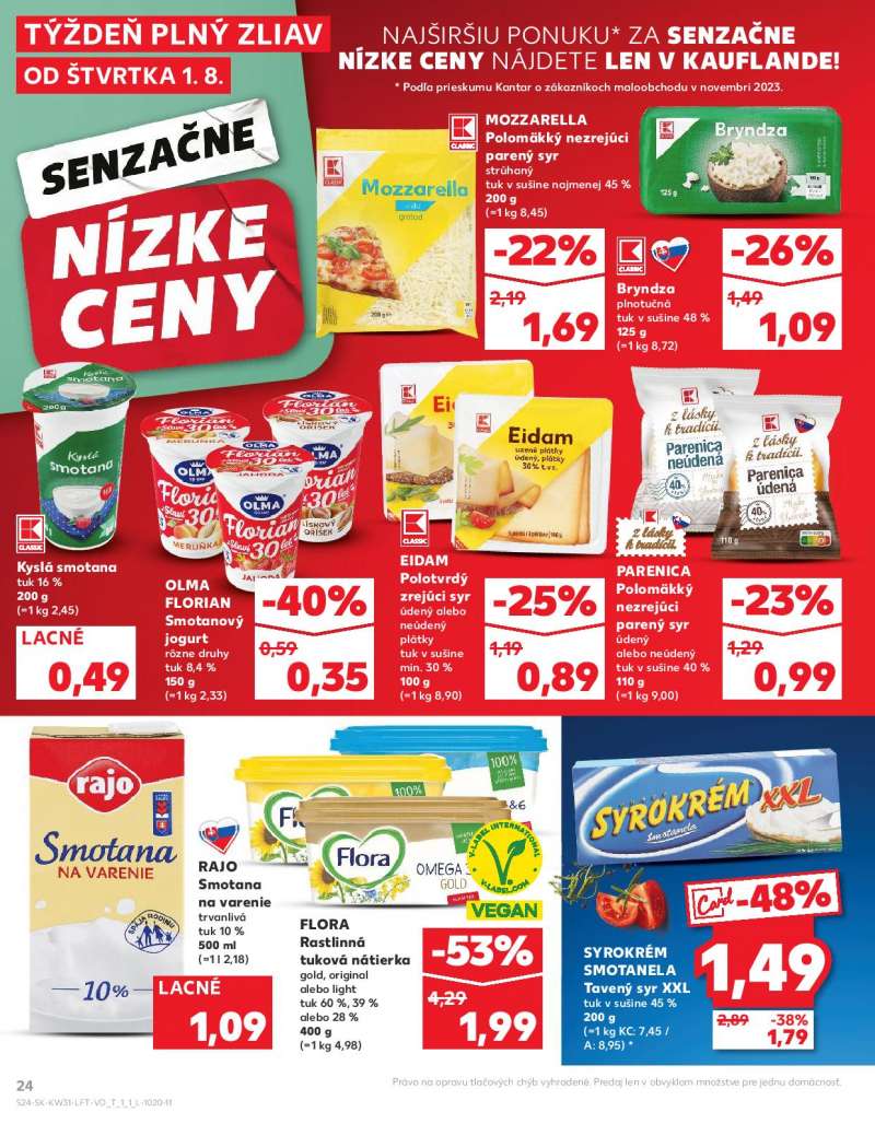 Kaufland Szlovákia Akciós Újság 24 oldal