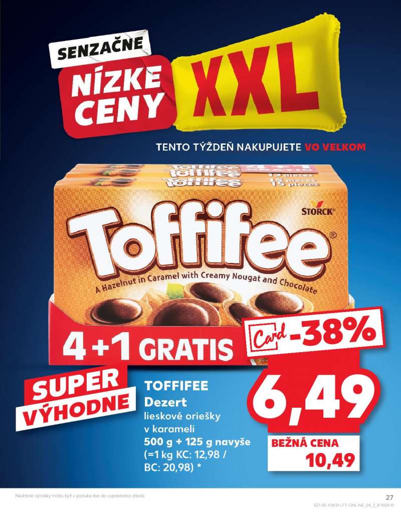 Kaufland Szlovákia Akciós Újság 27 oldal