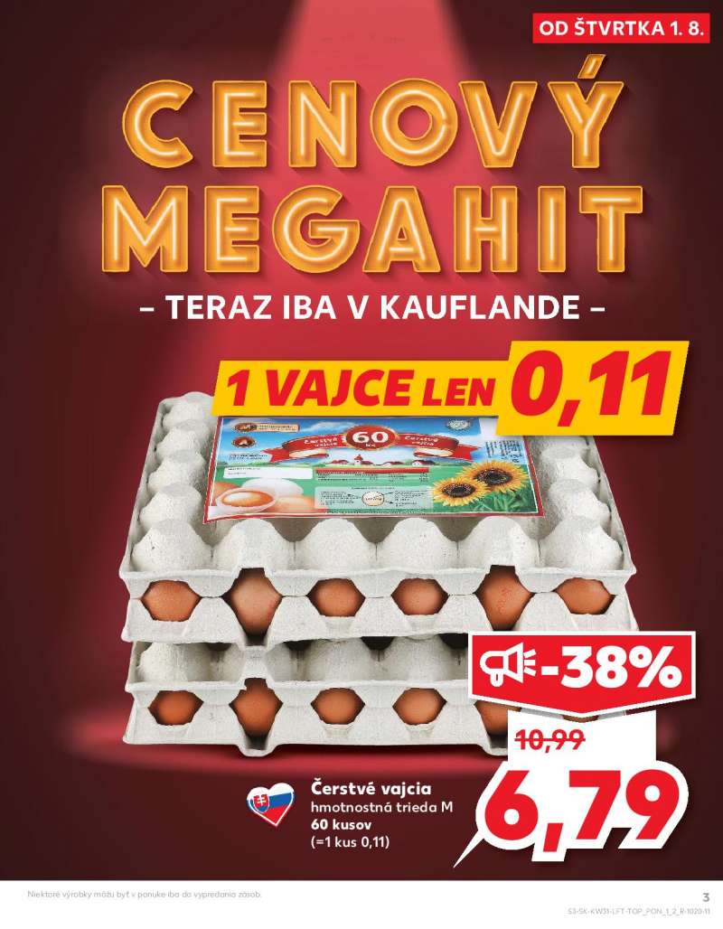 Kaufland Szlovákia Akciós Újság 3 oldal