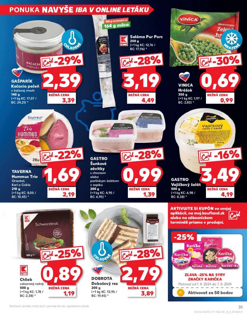 Kaufland Szlovákia Akciós Újság 31 oldal