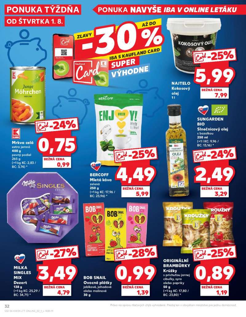 Kaufland Szlovákia Akciós Újság 32 oldal