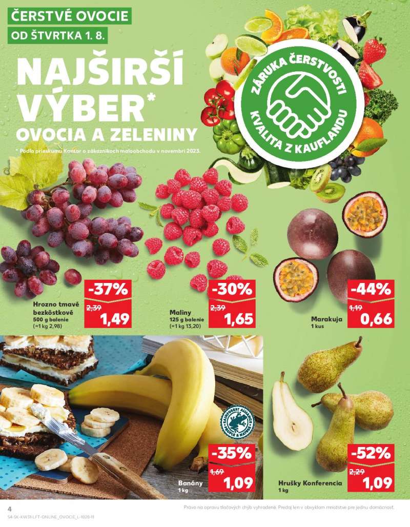 Kaufland Szlovákia Akciós Újság 4 oldal