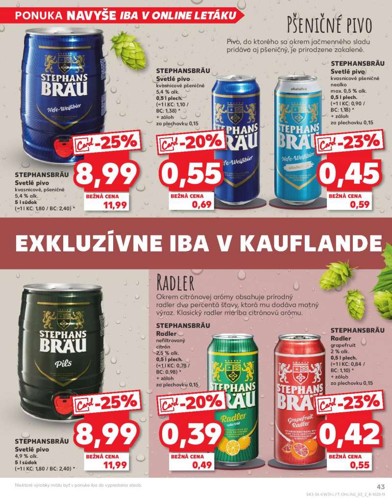 Kaufland Szlovákia Akciós Újság 43 oldal