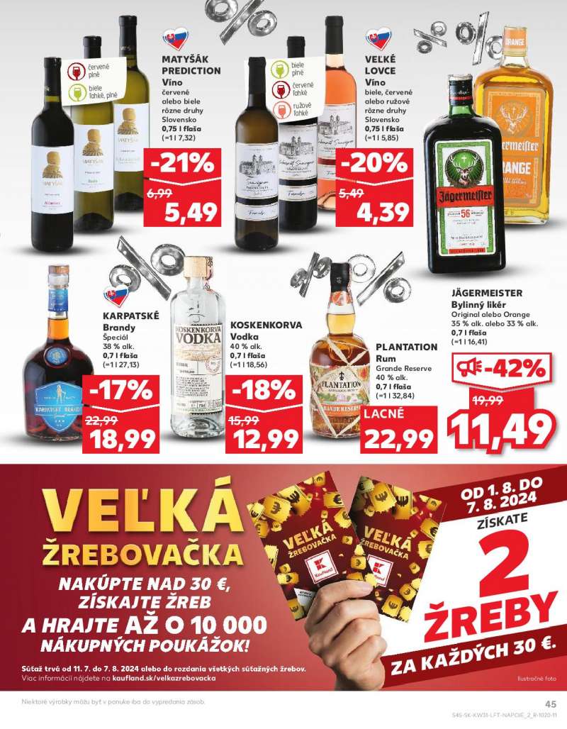 Kaufland Szlovákia Akciós Újság 45 oldal