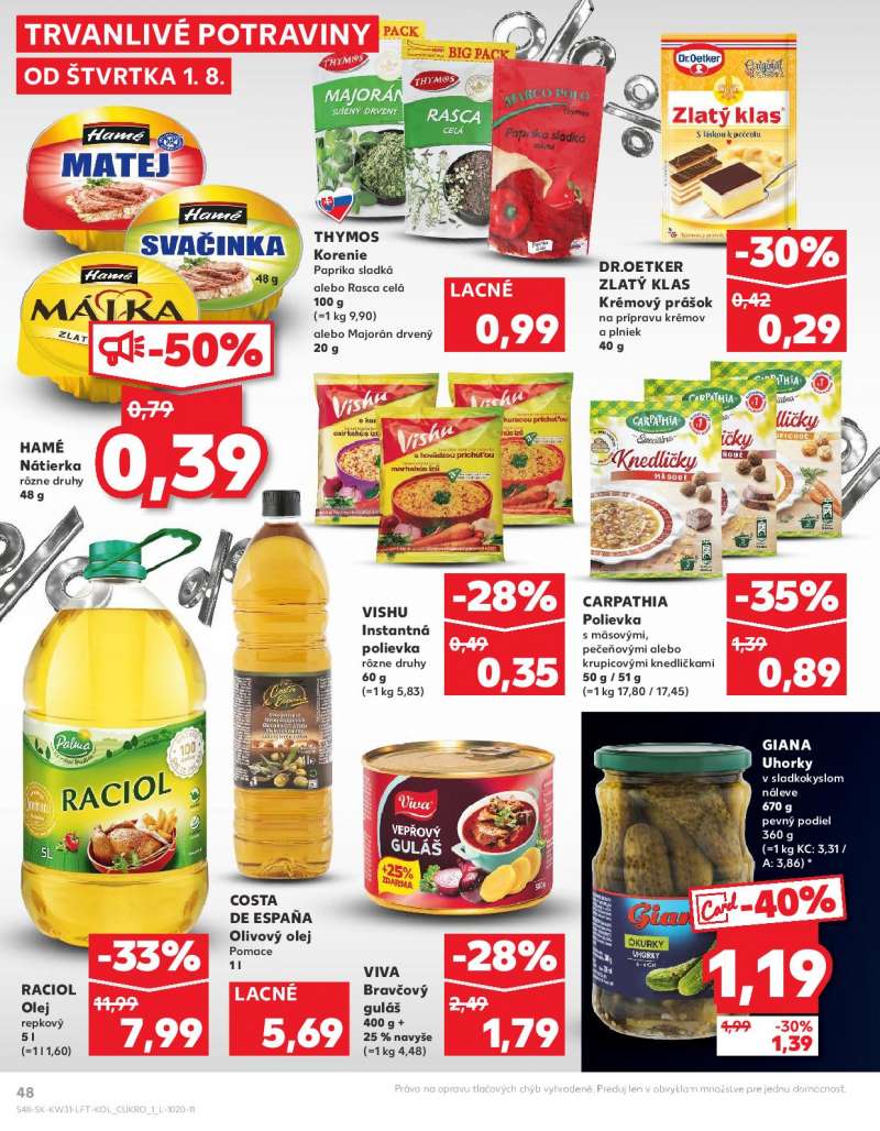 Kaufland Szlovákia Akciós Újság 48 oldal