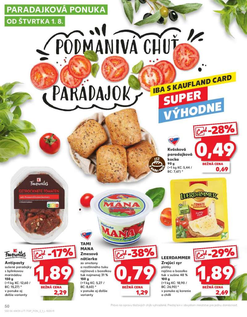 Kaufland Szlovákia Akciós Újság 50 oldal