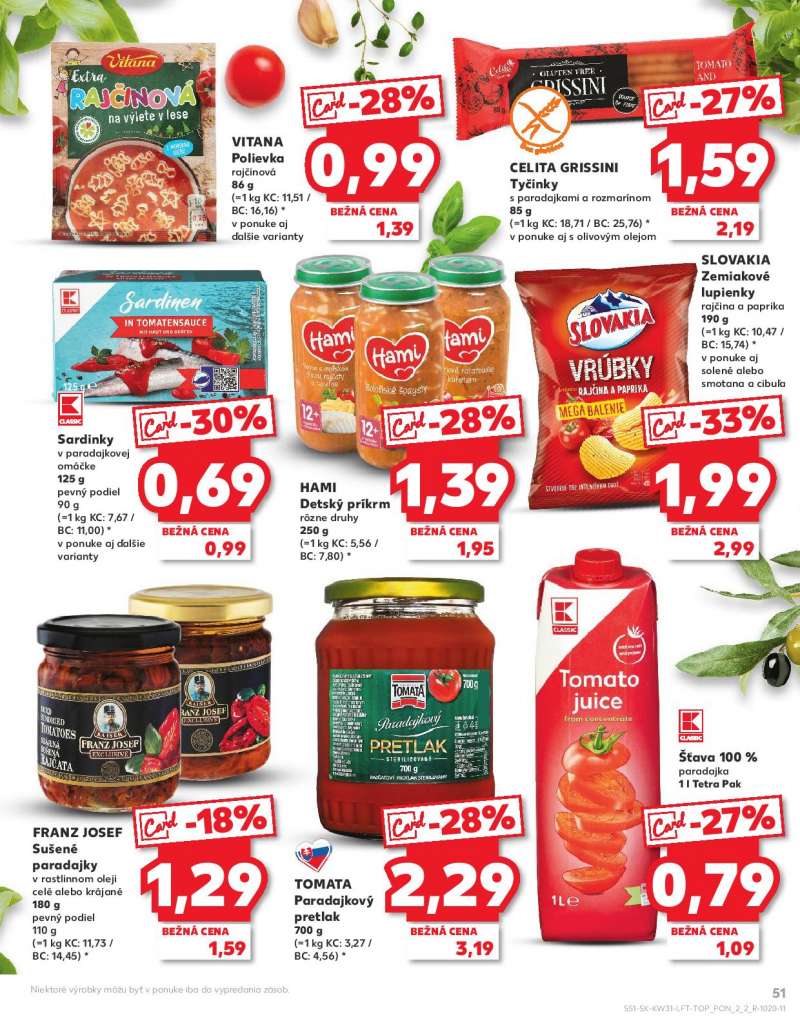 Kaufland Szlovákia Akciós Újság 51 oldal