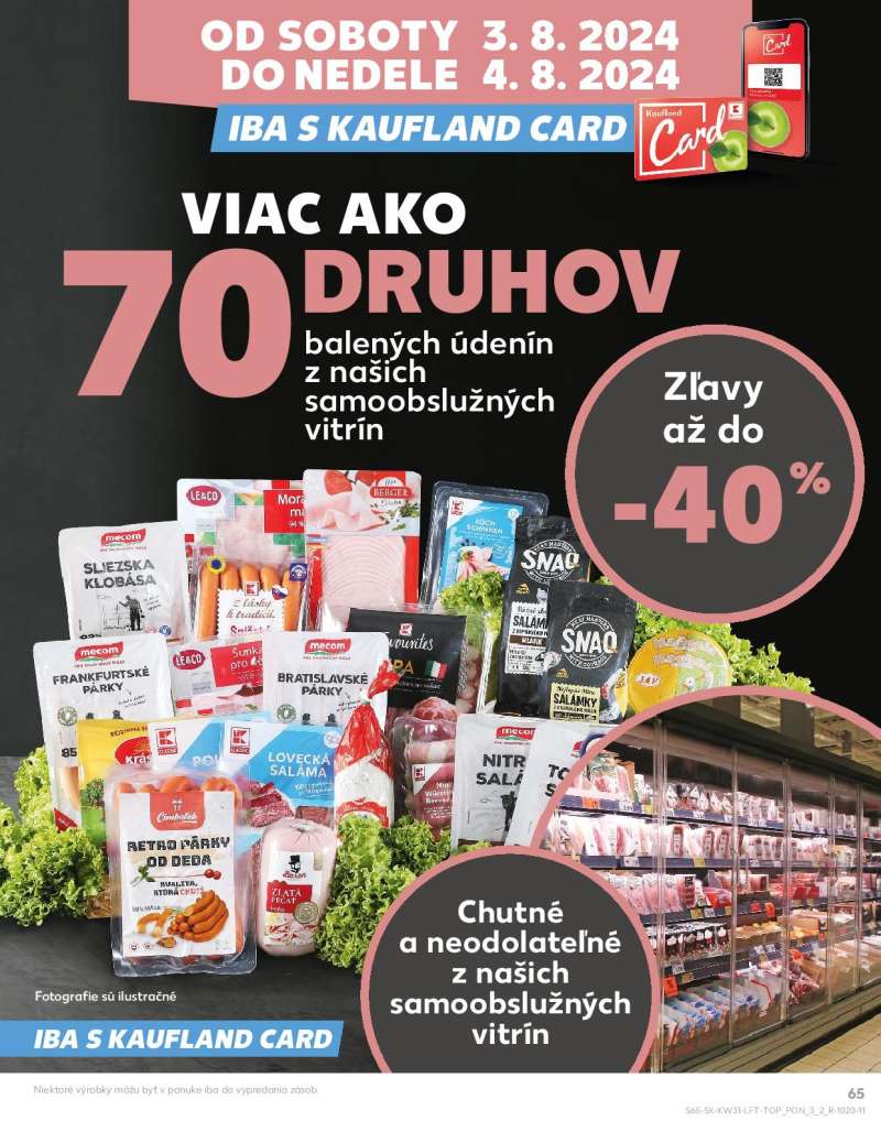 Kaufland Szlovákia Akciós Újság 65 oldal